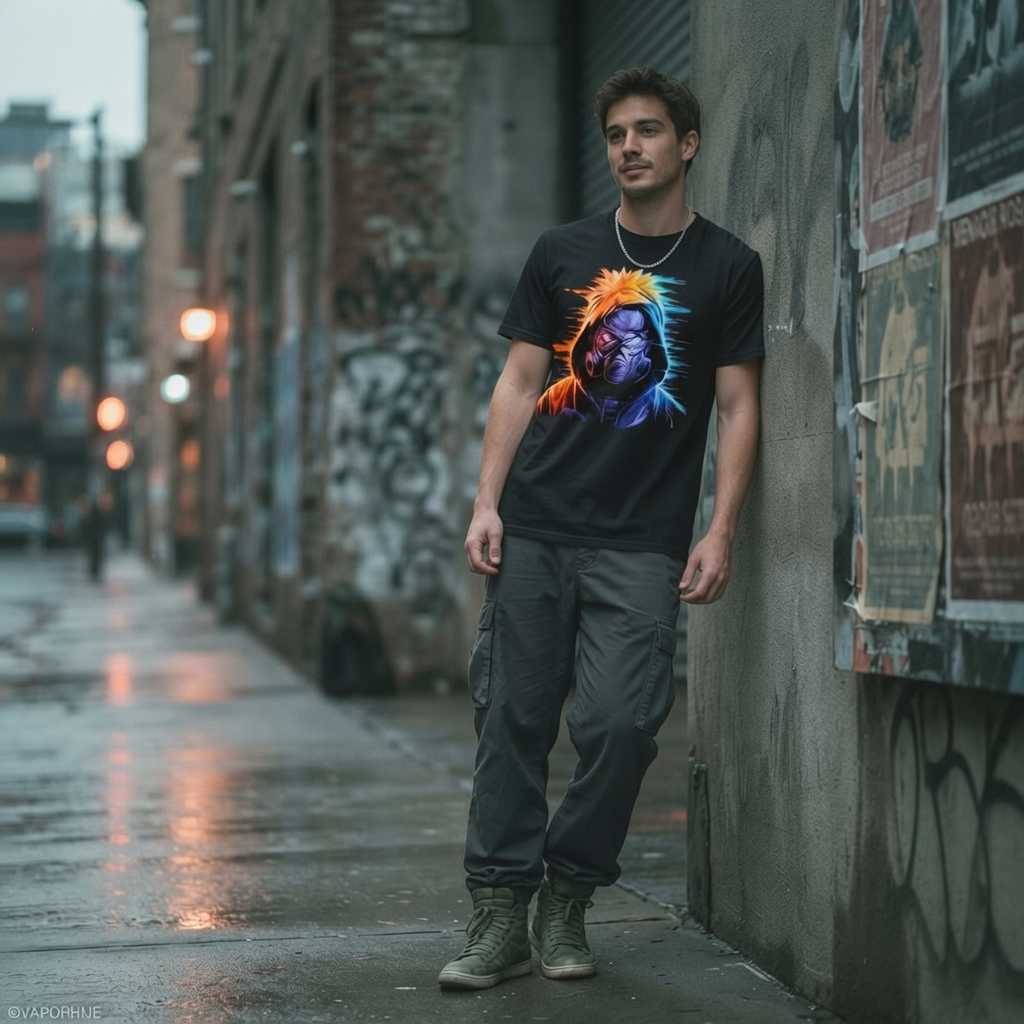 Leaf Ninja Premium Cotton Graphic T-Shirt