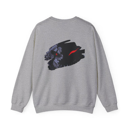 Crewneck Sweatshirt — Dark Werewolf Brushstroke Design