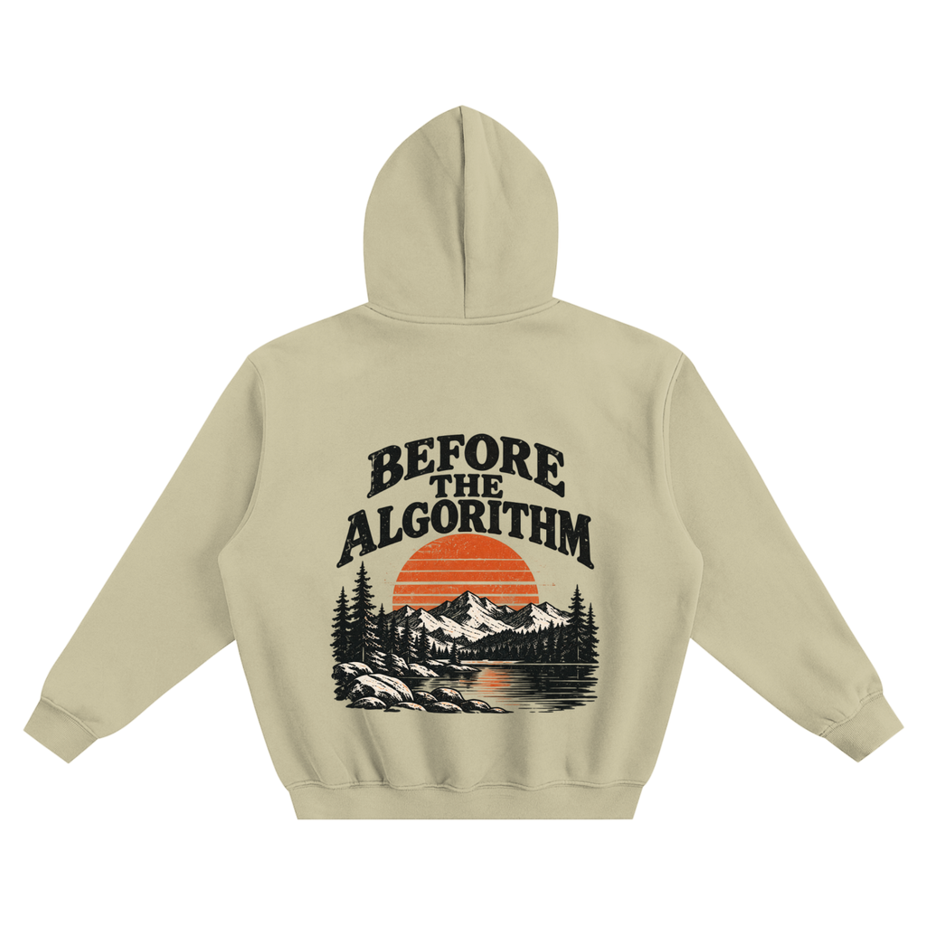 Fleeced Boxy Hoodie