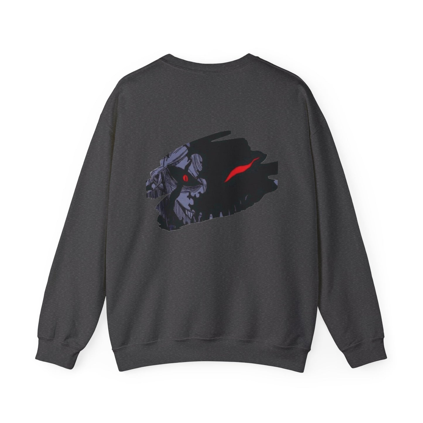 Crewneck Sweatshirt — Dark Werewolf Brushstroke Design