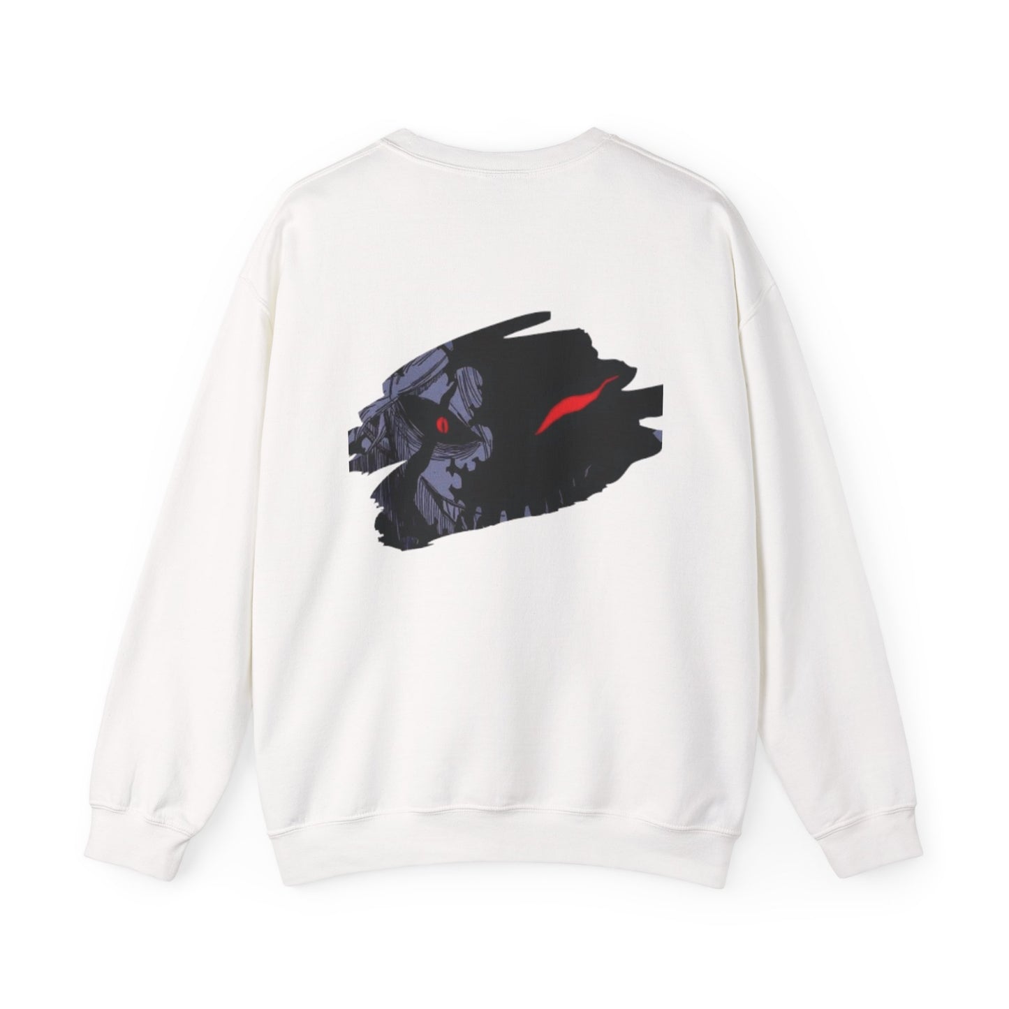 Crewneck Sweatshirt — Dark Werewolf Brushstroke Design