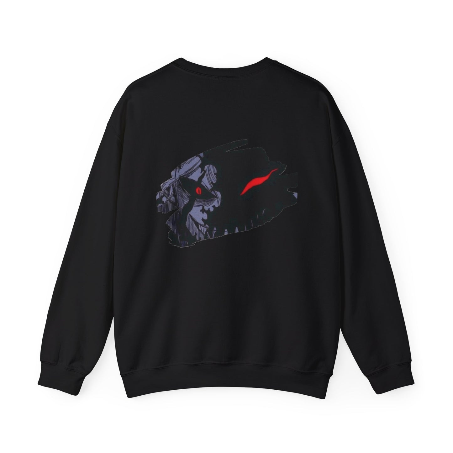 Crewneck Sweatshirt — Dark Werewolf Brushstroke Design