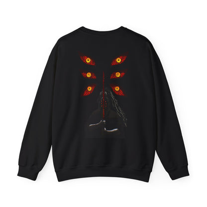 Kokushibo Crewneck Sweatshirt — Anime Demon Slayer-Inspired Design