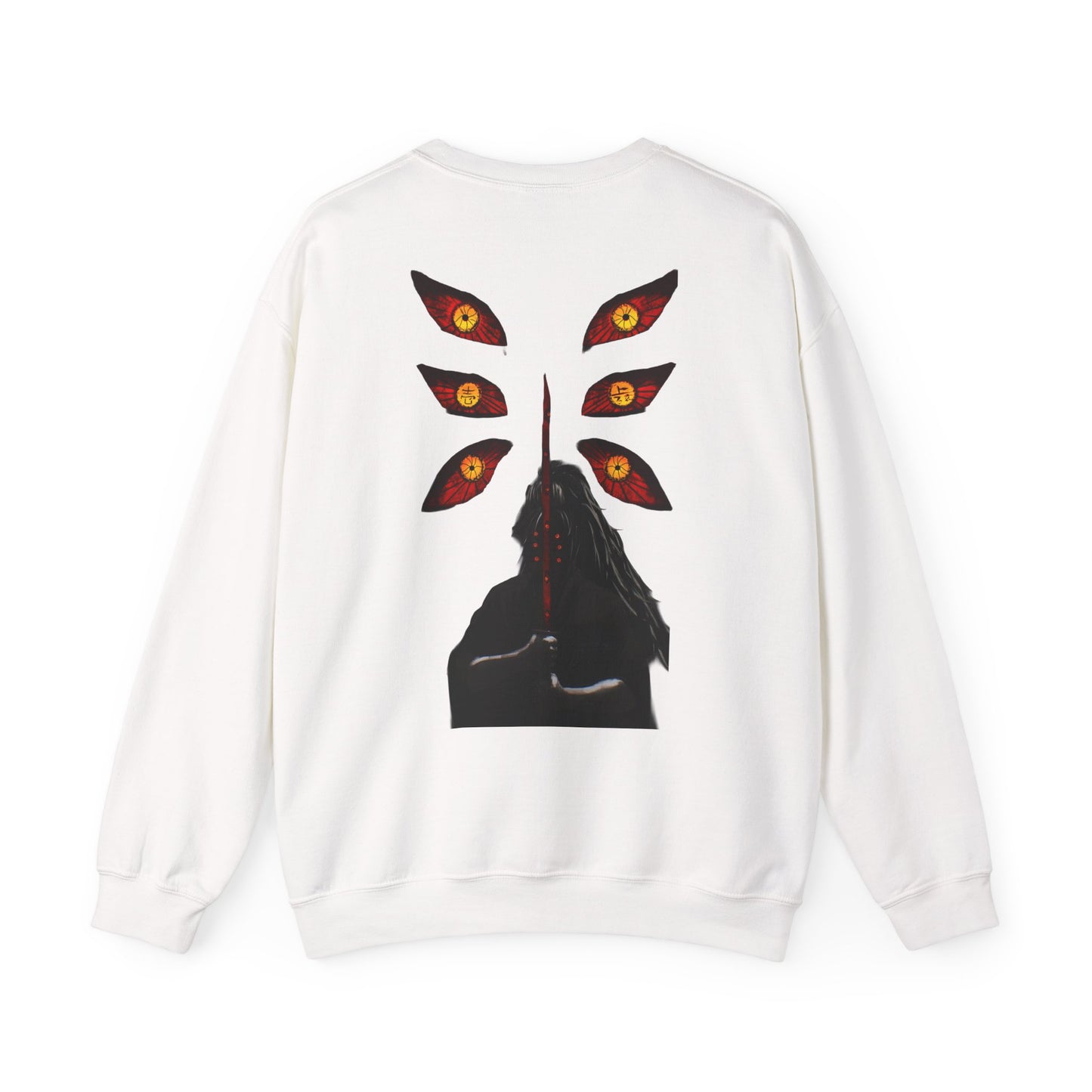Kokushibo Crewneck Sweatshirt — Anime Demon Slayer-Inspired Design