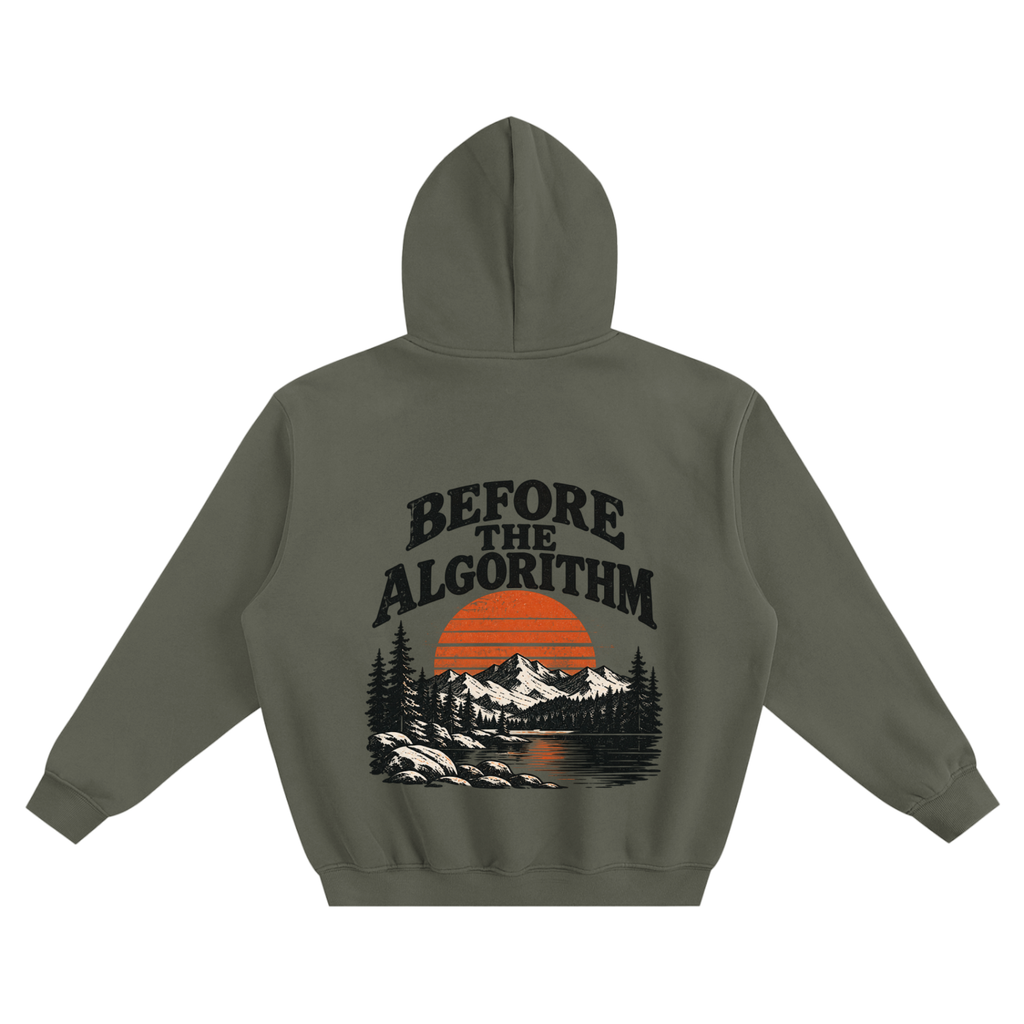 Fleeced Boxy Hoodie
