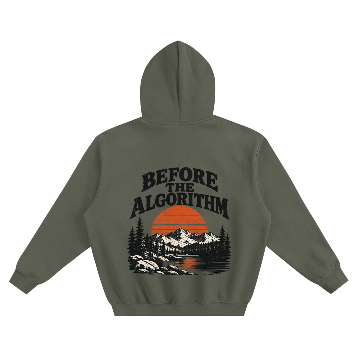 Fleeced Boxy Hoodie