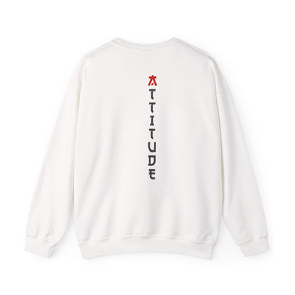 Attitude Text Sweatshirt — Bold Graphic Crewneck