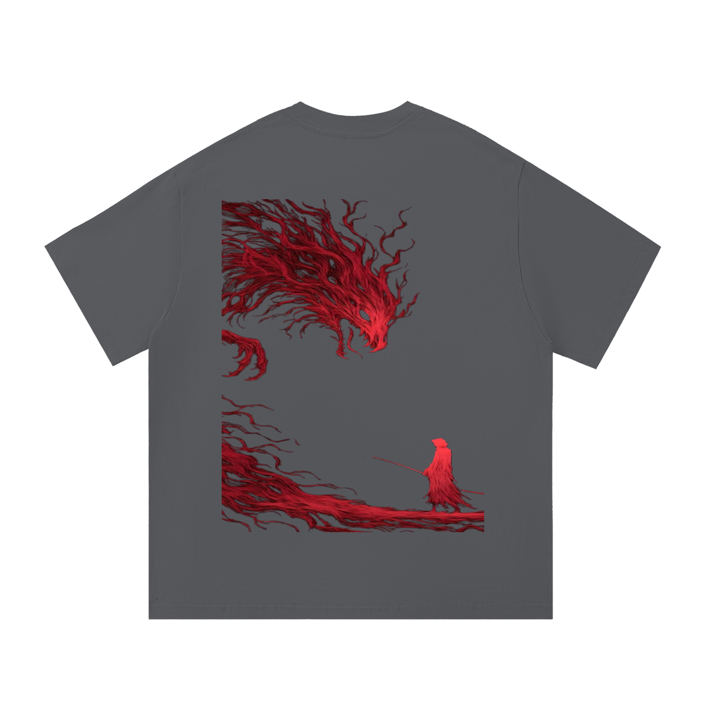 Dragon blade Graphic  Cotton T-Shirt