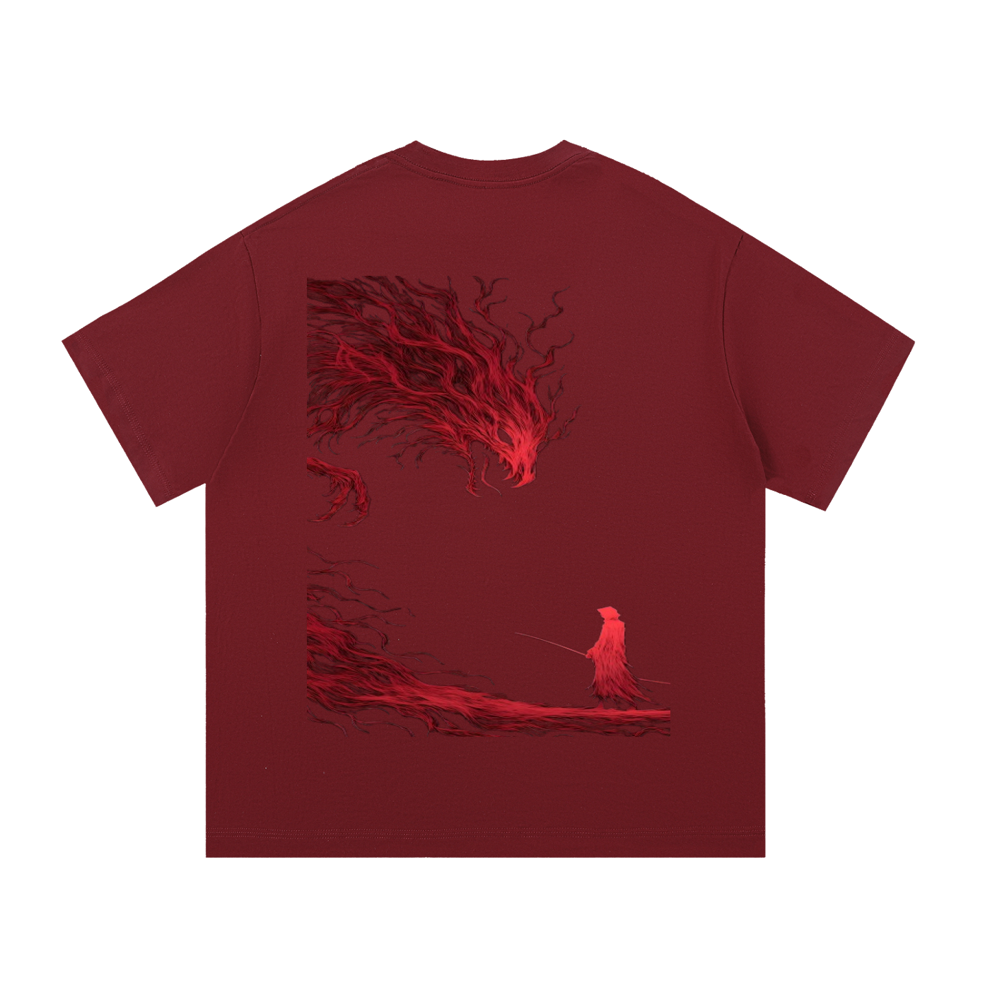 Dragon blade Graphic  Cotton T-Shirt