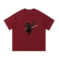 Ninja Cat Essential Graphic Cotton T-Shirt